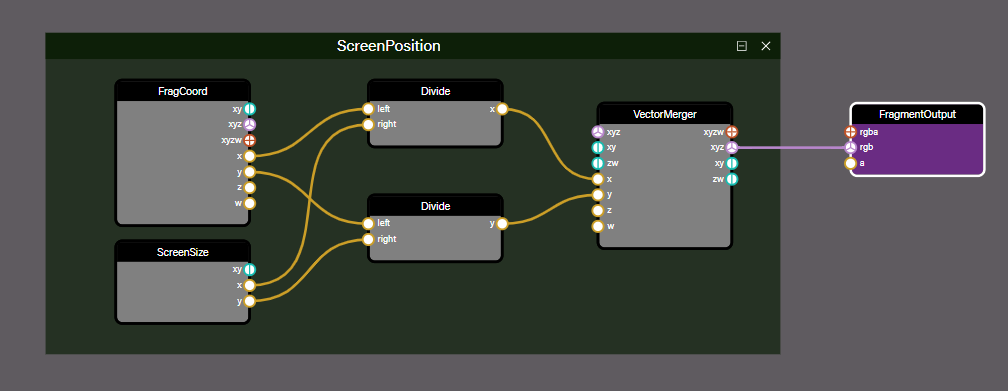 Screen Position